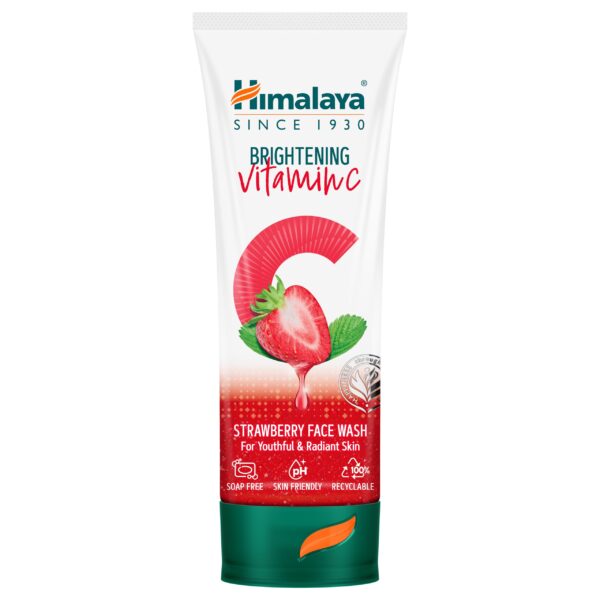 Himalaya Brightening Vitamin C Strawberry Face Wash 100 ml - Image 4