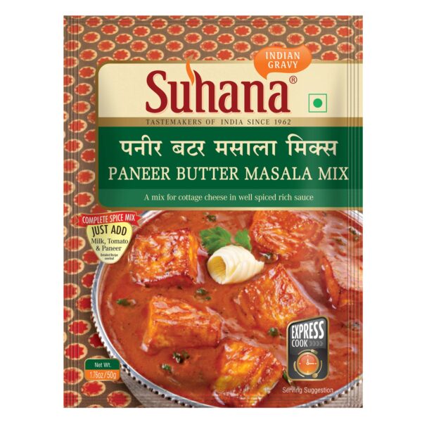 Suhana Paneer Butter Masala Mix 50 gm - Image 2