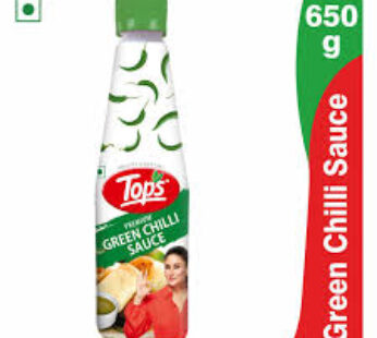 Tops Green Chilli sauce 650g (P)