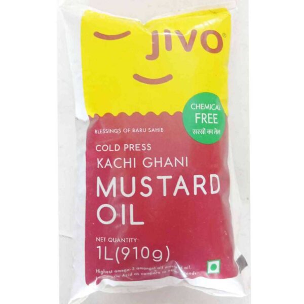 JIVO MUSTARD OIL 1 LT POUCH