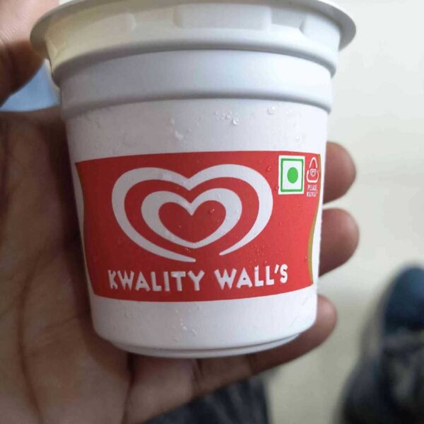 Kwality Walls Kesar Pista Ice Cream Cup 90ml - Image 2