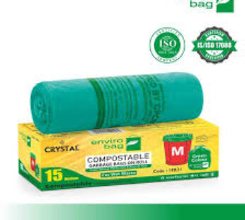 CRYSTAL GARBAGE BAG M – 15 N