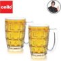 Cello Executive Beer Mug 375ml, 2 Pieces