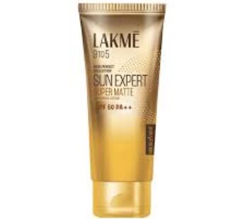 Lakme 9to5 Sun Expert Super Matte SPF 50 PA+++ 100ml