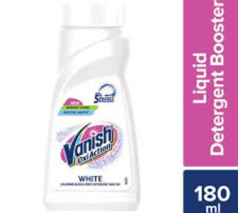 Vanish Oxi Action White Fabric Whitener, 180 ml
