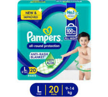Pampers All-Round Protection Diaper Pants – L, 9-12 KG 19 N