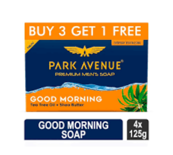 Park Avenue Soap Good Morning125g 3 Buy 1 Fre