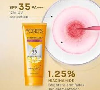 Pond S Sun Miracle Spf 35 Pa+++ Creme Gel Sunscreen