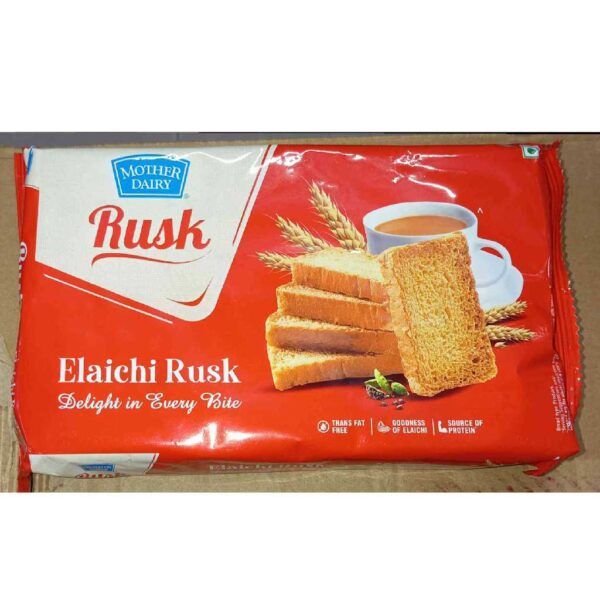 Mother Dairy Elaichi Rusk 250g