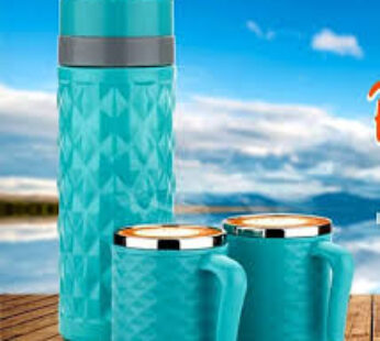 WARMEO SUNNY INSULATET FLASK AND MUGS 3 PSC SET
