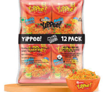 Yippee Magic Masala Noodles 25gm,12 N pack