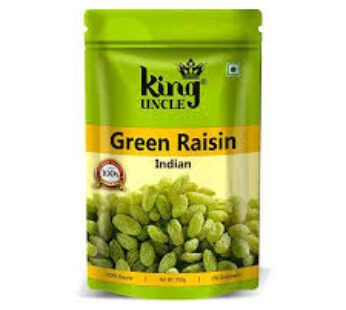 King Uncle Green Raisin 250 gm box